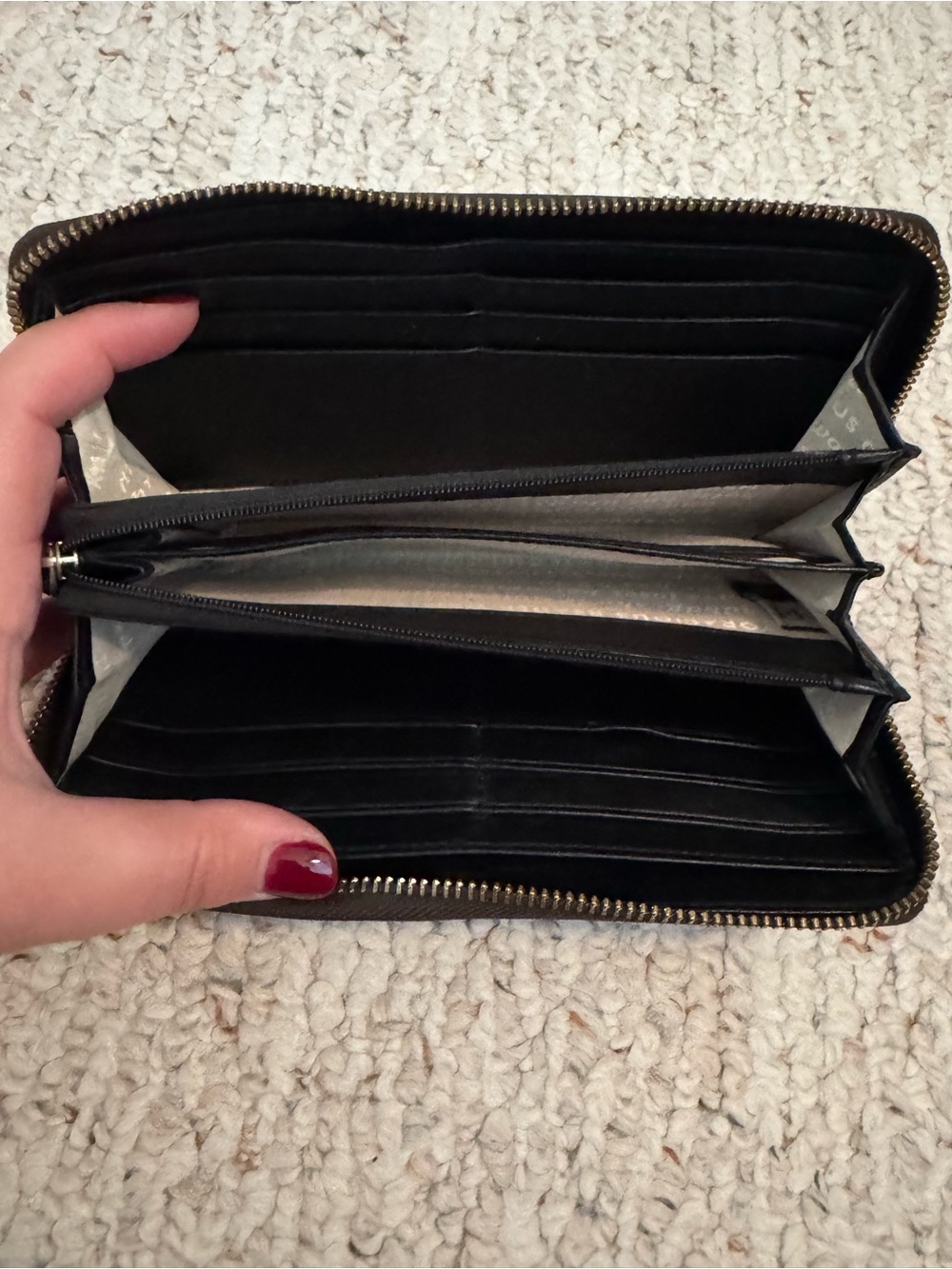 kate spade Neda Leopard Print Zip Around Continental Wallet Cheetah Animal Print - Picture 5 of 5